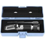 R�fractom�tre au miel - pzcc - mesure sucre 58 - 90% - mesure eau 10 - 33% - 38 - 43�baume - corps en ...