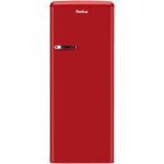 Rfrigrateur 1 porte amica ar5222r rouge - conglateur haut - 218l - classe a - froid statique