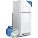 R�frig�rateur classique - 220 v / gaz - smad - 185l(46 + 129) - r�frig�rateur et cong�lateur - porte ...