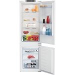 Rfrigrateur combin beko bcna254e23sn - conglateur bas - intgrable - blanc
