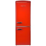 Rfrigrateur combin - frigelux - cb255rra + + - rouge - 244l - froid statique - design vintage