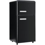 Rfrigrateur combin de style rtro - langtu - volume total 72l - 2portes - conglation 21l - clairage ...