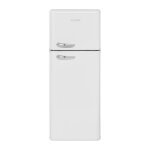 Rfrigrateur et conglateur 208l retro blanc dtr 353. 1 blanc