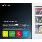 Rfrigrateur et conglateur 269l inox bomann kg184 - 1 - inox