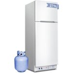R�frig�rateur � gaz 380l - 220 v / gaz - smeta - porte r�versible - blanc - avec compartiment cong�lateur ...