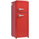 R�frig�rateur r�tro 2 portes 92l avec cong�lateur 28l frigo compact classe �nerg�tique d 116 kwh / an ...
