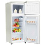 R�frig�rateur r�tro 92 l 2 portes avec cong�lateur 28 l led 7 niveaux silencieux 45 db compact