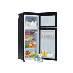 R�frig�rateur r�tro 92 l avec cong�lateur 28 l 2 portes 1055 cm classe d �clairage led nior