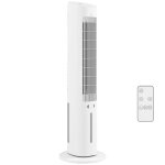 Refroidisseur dair colonne - homcom - refroidisseur humidificateur ventilateur - 3 vitesses 3 modes - ...