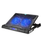 Refroidisseurs pc portable pour ordinateur portable gaming 12 - 18 pouces laffichage dcran de la temprature ...