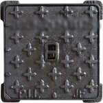 Regard hydraulique carr - 250x250 mm - fonte ductile - class b125 - antidrapant - ouverture facile ...