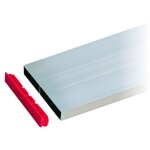 R�gle alu rectangulaire 1 voile 2 alv�oles 5m - taliaplast - 380108