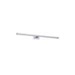 Luminaire mural led asten - ip44 - 15w - chrome - 900mm - salle de bain kl - 26682