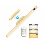 R�glette led cct rechargeable t�l�command�e avec capteur pir - coloris dor�