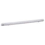 Rglette led tanche 1 tube led 230v 18w 1800lm 120cm grise gefom 6000