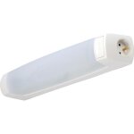 Rglette salle de bain eo s19 sans source lumineuse blanc ssl interrupteur pc 2p + t - l?bnod - 055215 ...