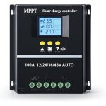 R�gulateur de charge solaire mppt 12v - 48v 40a / 60a / 80a / 100a ? contr�leur pv avec double usb