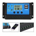 Régulateur pwm régulateur solaire pour connexion au système photovoltaïque grand écran lcd 12 v 24 v ... Régulateur pwm régulateur solaire pour connexion au système photovoltaïque grand écran lcd 12 v 24 v ...