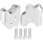 Rehausseur de guidon 22mm universal moto guidon riser handlebar clamp b k move mount adapter(chrome) ...