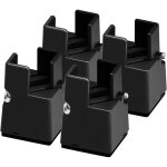 Rehausseurs de lit - mhy� - 50 mm - pince � vis r�glable - pieds carr�s ou ronds 22 - 42 mm - hauteur ...