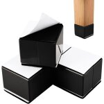 Rehausseur de meuble en acier rehausseur de pied de meuble adh�sif en 4 pi�ces 60 x 60 x 50 mm rehausseur ...