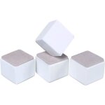 Rehausseur de meubles - acier - lot de 4 - supporte 10000 livres - hauteur 5 cm - couleur blanc