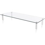 Rehausseur de table - equip - verre - capacit 20 kg - design lgant - ergonomique