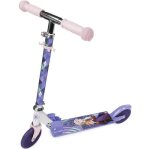Reine des neiges trottinette disney 2 roues acier pliable et reglable avec frein roue arriere