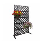 Relaxdays brise - vue diamond motif losanges jardin / balcon / piscine paravent h x b: 183 x 110 cm m�tal ...
