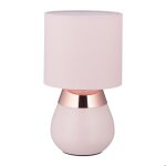 Relaxdays lampe de chevet tactile, éclairage salon et chambre, abat - jour tissu, e14, h x d : env. 32 ... Relaxdays lampe de chevet tactile, éclairage salon et chambre, abat - jour tissu, e14, h x d : env. 32 ...