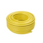 Relaxdays tuyau darrosage 30 m universel 1 / 2 r�sistant uv & intemp�ries tiss� pour jardin pp jaune