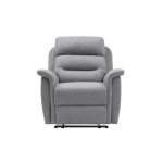 Relaxxo - fauteuil de relaxation 1 place en tissu gris lon - gris clair