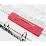 Relieur archive - durable - bote de 250 - plastique et mtallique - coloris assortis - attaches flexi ...