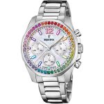 Montre - festina - boyfriend f20606 / 2 - argent� - acier - �tanch�it� 10 atm