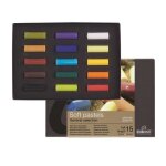 Rembrandt 15 demi pastels sec boite carton
