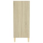 Remise 2026�enfilade de rangement brun - buffet bas - ch�ne sonoma - 57x35x90cm - bois d?ing�nierie 708 ...