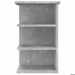 Remise 2026�enfilade de rangement gris - armoire lat�rale - gris b�ton - 35x35x55cm - agglom�r� 650 6671160 ...