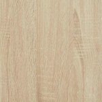 Remise 2026�enfilade de rangement marron - buffet bas - ch�ne sonoma - 135x41x75cm - bois ding�nierie ...