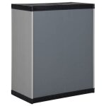 Remise 2026�gris - armoire de rangement de jardin - grand stockage - haut de rangement - 1 �tag�re gris ...