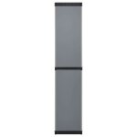 Remise 2026�gris - armoire de rangement de jardin - grand stockage - haut de rangement - 3 �tag�res gris ...