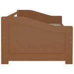 Remise 2026�lit de repos simple - banquette lit adulte - 3 places - sans matelas - marron miel 90x200cm ...