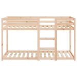 Remise 2026�s�parable en deux lits simples - lit superpos� enfant - sans matelas - 75x190cm - bois de ...