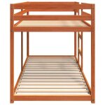 Remise 2026�s�parable en deux lits simples - lit superpos� enfant - sans matelas - cire marron - 75x190cm ...