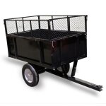 Remorque basculante 114x76x30cm avec grille et parois amovibles dispositif dattelage universel - 30261 ... Remorque basculante 114x76x30cm avec grille et parois amovibles dispositif dattelage universel - 30261 ...