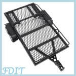 Remorque � plat en m�tal avec accroc crochet kit de remorque plate - forme en m�tal � deux essieux en ...