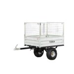 Remorque simple essieu 350kg benne galvanis�e basculante 1200x850x300 mm + r�hausses torros
