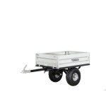 Remorque simple essieu 350kg benne galvanisée basculante 1200x850x300 mm torros Remorque simple essieu 350kg benne galvanisée basculante 1200x850x300 mm torros