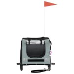 Remorque de vélo pour chien fydun - noir et gris - capacité de charge maximale 45 kg Remorque de vélo pour chien fydun - noir et gris - capacité de charge maximale 45 kg