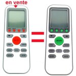 Remplacement airton tlcommande climatiseur dc inverter tac 12chsa / zi ref: 405597 tac 18chsa / zi ...