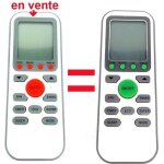 Promotion stock remplacement airton tlcommande climatiseur tac 09chsa / h ref: 405593 tac 12chsa / ...